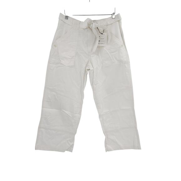 SANCTUARY Pants Size 2X / Size XXL NEW White Ivory Reissue 90s Sash Crop Pant - Picture 5 of 9